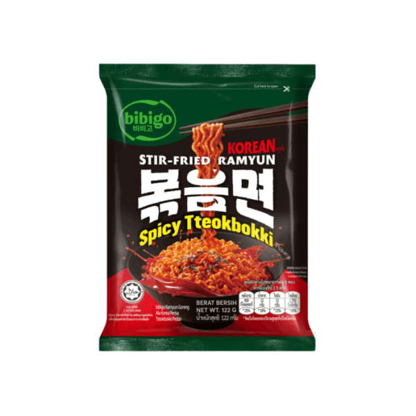 BIBIGO STIR - FRIED RAMYUN SPICY TTEOKBOKKI 122GR